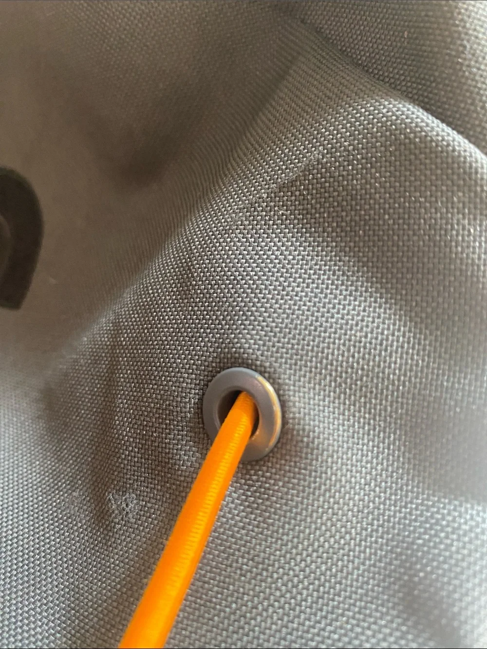 The North Face Dark Gray Jester Backpack with Orange Bungee